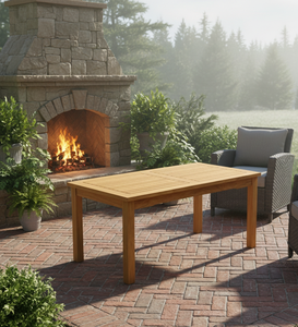 Table de jardin pliable en teck, d'origine durable, offrant robustesse, beauté et performance à long terme pour une détente élégante en plein air - Product Image 3