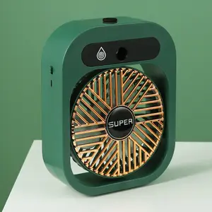 Enfriador de aire portátil Mini aire acondicionado ventilador enfriador USB humidificador ventilador de refrigeración de aire refrigerado por agua para dormitorio de oficina