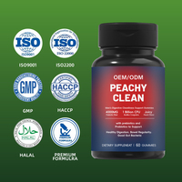 Gummies de soutien digestif à base de plantes pour adultes OEM ODM, riches en protéines, prébiotiques et probiotiques, favorisant la santé intestinale et le soutien immunitaire