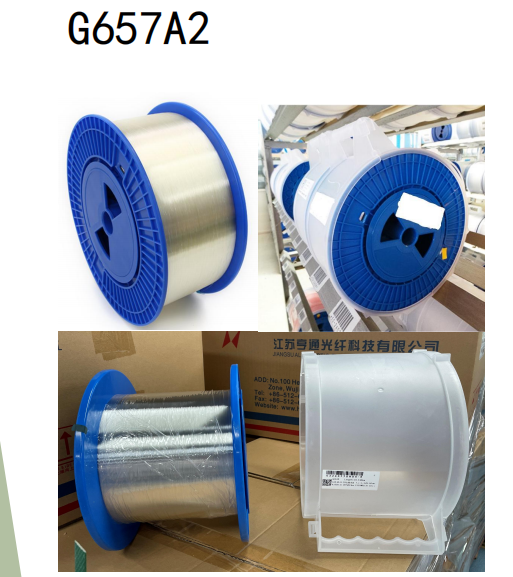 Standard Fiber Optic for Export Single Mode G652D G652B G657A1 G657A2 Bare Optical Fiber 50.4km/roll Bare Fiber