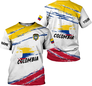 Camisas Personalizadas de Columbia, Camisas de Verano, Chemise Colombie Pour Hommes, Camisetas Colombianas - Product Image 5