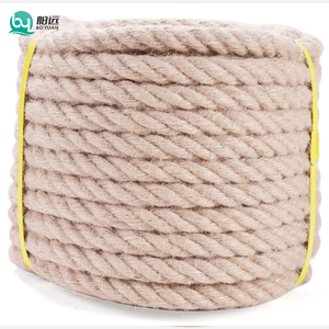 Cordage marin en <span class=keywords><strong>chanvre</strong></span>, manila et jute résistant à l'eau salée pour amarrage, fourni par l'usine de cordes Boyuan Ship Boat Rope. - Product Image 1