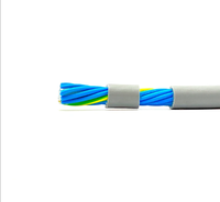 Cable de Control Flexible LiYY, Estándar DIN, Multifilar, PVC, Sin Blindaje, Cable de Señal de 26 AWG a 14 AWG, Cable para Instrumentos