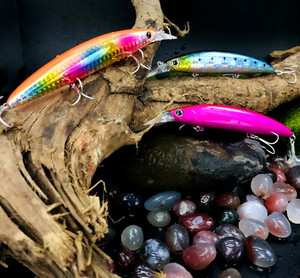 Esche da Pesca Galleggianti Tipo Minnow 110mm 20g, <span class=keywords><strong>Esca</strong></span> Rigida in Plastica <span class=keywords><strong>per</strong></span> Pesca in Acqua Salata e Dolce, <span class=keywords><strong>per</strong></span> Bass e <span class=keywords><strong>Trota</strong></span> - Product Image 6