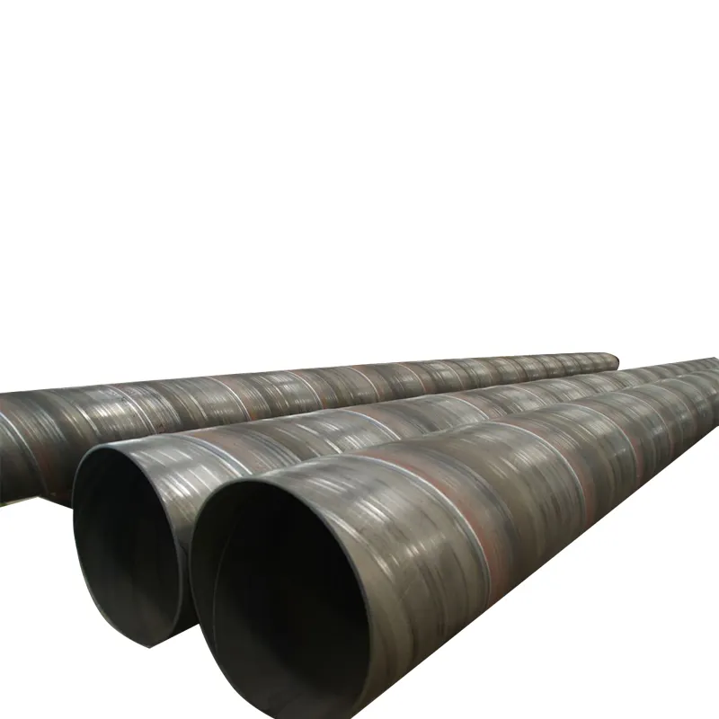 Tuyau en acier au carbone soudé Tuyau en acier de 24 pouces Ms Spiral Steel Pipe Tube à vendre de l'Inde