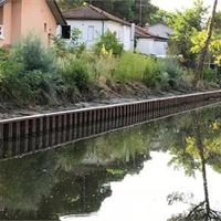 U718 Estanques Artificiales para Campos de Golf, Pilotes de Lámina de PVC para Control de Inundaciones, Protección de Costas y Riberas de Ríos, Pilotes de Lámina de Vinilo