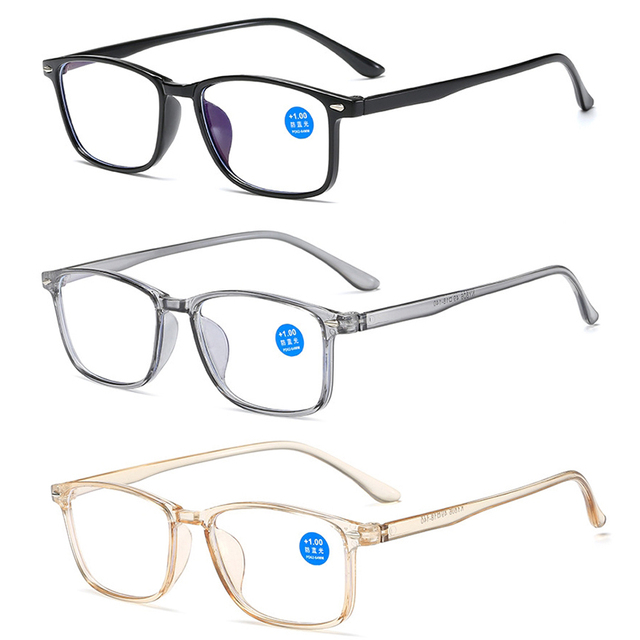 Wholesale Factory Price Anti Blue Light Trendy Designer Optics Prescription Glasses Cheap Plastic Custom Reading Glasses