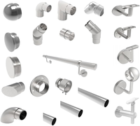 Raccord d'angle pour tube à fente de balustrade en acier inoxydable 2205 304 316 durable