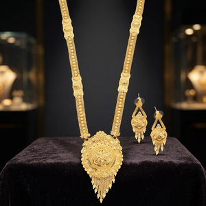Gold Plated Orthodox Wedding <b>Long</b> <b>Necklaces</b> Fashion Jewelry Traditional Gifts Women Brass Chapado En Oro Oro Laminado - Product Image 4