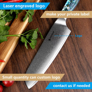 Personalizado al por mayor EDC Damasco Acero inoxidable cuchillo profesional <span class=keywords><strong>sanrenmu</strong></span> cuchillo de cocina Chef - Product Image 4