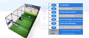 Simulateur de football interactif, terrain de jeu, jeu de football interactif pour la remise en forme et les centres sportifs - Product Image 2