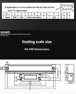 Escala Codificadora Lineal Óptica de Alta Precisión KA-300 120-1020mm 5u 250mm de Una Pieza para Máquina de Mandrilado de Cilindros y Fresado de Superficies - Product Image 6