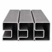 Tube en acier profilé à froid sur mesure, section rectangulaire à alvéoles étagées pour cadres et supports