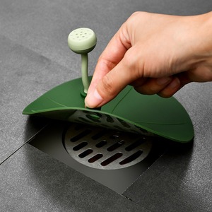 <span class=keywords><strong>Couvre</strong></span>-drain de <span class=keywords><strong>sol</strong></span> en silicone anti-odeur en forme de feuille de lotus, bouchon d'égout, couvercle scellé, style moderne et simple, dispositif de toilette imperméable et parfumé - Product Image 6