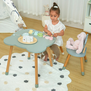 Ensemble de meubles modernes pour <span class=keywords><strong>chambre</strong></span> à coucher pour enfants Chaise d'étude en bois pour enfant <span class=keywords><strong>et</strong></span> table de bureau pour le salon - Product Image 3