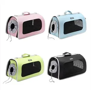 Sustainable Pet Carrier Backpack Breathable And Durable PC Zipper Sling Bag For Cats And Dogs
