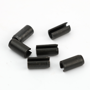 JIS B 2808 (GS) Acier à ressort 65Mn Revêtement en oxyde noir Élastique standard Goupilles à ressort droites - Product Image 1