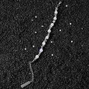 สร้อยข้อมือสแตนเลสสตีลระดับไฮเอนด์พร้อมจี้รูปแมวหินตาลายเรขาคณิตแบบต่อกันเครื่องประดับแฟชั่นดีไซน์เฉพาะกลุ่มทันสมัย - Product Image 6