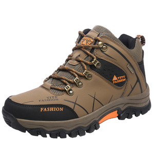 Bottes <span class=keywords><strong>de</strong></span> randonnée imperméables confortables pour hommes en gros, chaussures antidérapantes pour l'alpinisme, pour les amateurs <span class=keywords><strong>de</strong></span> sports d'hiver, semelle intérieure en PU - Product Image 2