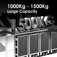 6 Trolleys 1 Ton Automatische Elektrische Commerciële Droger Fruitdroger Warmtepomp Industriële Voedseldehydrator Machine