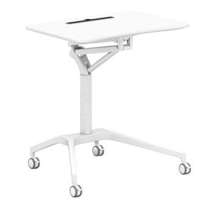 Supporto per Laptop Mobile Regolabile in Altezza in Metallo, Carrello con Ruote per Uso in Scuola, Casa, Ufficio, Aula o Camera da Letto - Product Image 1