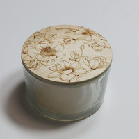 Nouveaux pots à épices en verre avec couvercle en bois ou en liège pour bougies, diamètres 5, 10, 20, 30, 40, 50, 60, 70 mm, personnalisables