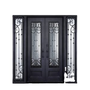 Simple Exterior Wrought Iron <b>Doors</b> Models for Home Thermal Break - Product Image 1