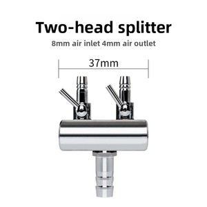 Distributeur d'<span class=keywords><strong>oxygène</strong></span> pour <span class=keywords><strong>aquarium</strong></span>, accessoires durables, valve de réglage du volume d'air rectangulaire, tube oxygénateur, répartiteur - Product Image 3