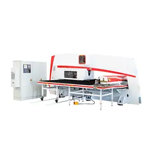 Mesin Punzonadora Logam Hidrolik Cnc Turret Punching Kecepatan Tinggi