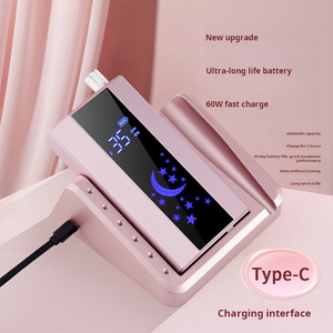 Nueva Máquina de Pulir Uñas de Alta Velocidad sin Escobillas BY03, Material ABS, 1.2 kg, Ligera, Dispositivo de Eliminación de Esmalte de Uñas Recargable - Product Image 5