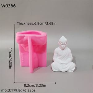 Moldes de fundición de resina hechos a mano para adornos decorativos DIY estilo Ins silicona Sun Wukong moldes W0366 - Product Image 2