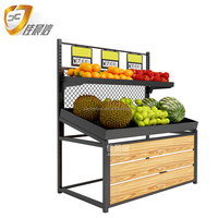 Présentoir de fruits et légumes en bois présentoir porte-légumes panier multicouche étagères à vendre support de restauration pour aliments frais