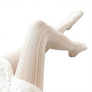 Nuovi <span class=keywords><strong>calze</strong></span> a rete in pizzo stile Lolita, <span class=keywords><strong>calze</strong></span> trasparenti bianche traspiranti in spandex per adulti, stile giapponese JK, tinta unita - Product Image 1