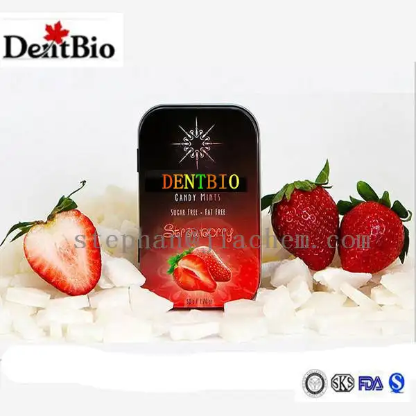 Caramelo de fruta dulce de menta, Color blanco estañado, fuerte, oferta