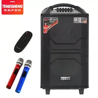 M Bluetooth Trolley Speaker 12 pouces Big Power Pro Audio Powered Speaker Active Sound Karaoke Speaker