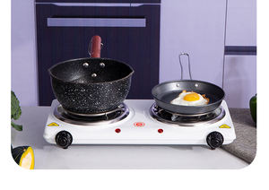 Placa Calefactora Eléctrica de Doble Quemador con 2 Bobinas en Espiral, de Alta Calidad y Durabilidad, <span class=keywords><strong>para</strong></span> Diversos Usos de Cocina, 110v - Product Image 5