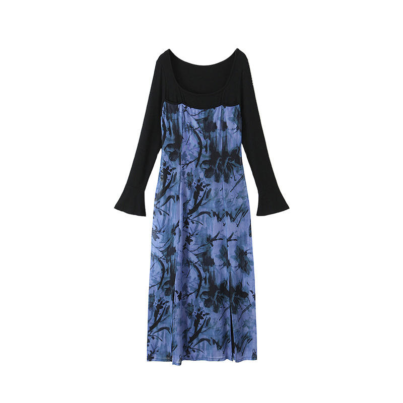 ชุดเดรสสีดำตัดสี