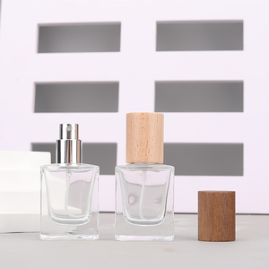 New Design Wholesale <b>Empty</b> Mini30ml square Transparent <b>Glass</b> Perfume Mist Spray Packaging Perfume <b>Empty</b> <b>Bottle</b> Customizable logo - Product Image 4