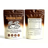 Formule personnalisée et marque privée, poudre de café aux champignons instantanée