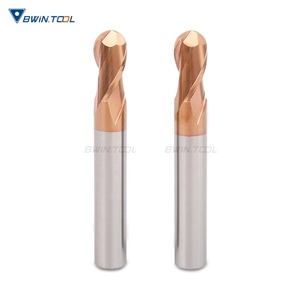 Venta al por mayor de <span class=keywords><strong>la</strong></span> fábrica de fresado indexables de <span class=keywords><strong>2</strong></span> flauta carburo bola nariz final Mills terminar - Product Image 2