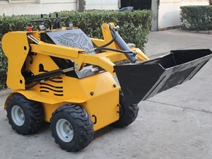 Bán Hot Mini Skid chỉ đạo bánh xe tải với Core thành phần động cơ của Trung Quốc DIESEL Trái Đất di chuyển máy móc xô phía trước <span class=keywords><strong>loader</strong></span> loại - Product Image 6