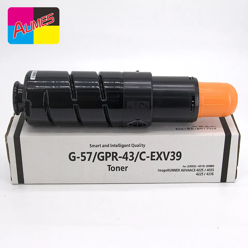 संगत NPG-57 GPR43 C-EXV39 CEXV39 काले NPG57 कापियर toner कारतूस के लिए कैनन दाना धावक आईआर 4025 4035 4225 4235