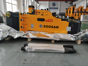 Para SB43 Nuevo equipo de construcción: Martillo rompedor hidráulico tipo caja con cincel para excavadoras de 6-9 toneladas, 375 kg - Product Image 3