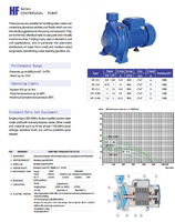 Fabricant de pompe à eau centrifuge agricole électrique 2 pouces HFM/5AM 2HP 1.5KW Irrigation Agriculture