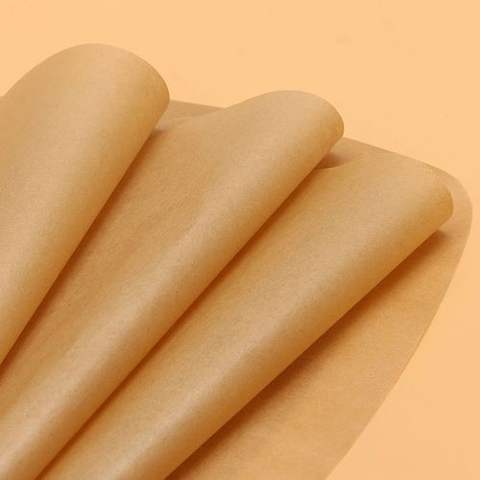 Disposable Food Grade Unbleached Brown Grease Proof Baking Paper with Double Sided Coating for Baking