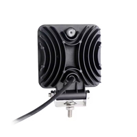 Feux de travail LED E-mark 4 pouces 27W carrés haute performance pour camion tout-terrain 4x4, blanc, 9 LED