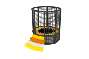 טרמפולינה קטנה ומקורה לילדים בגילאי 3-12 מתאים לחלל שלך לקפיצה חופשית - Product Image 2
