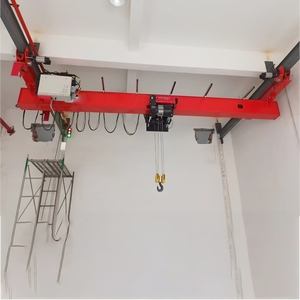 Kran Jembatan Tipe <span class=keywords><strong>LDA</strong></span> 1 Ton 2 Ton 20 Ton Kran Overhead Listrik Bermotor Siemens Kontrol PLC Proteksi Beban Berlebih Remote - Product Image 2