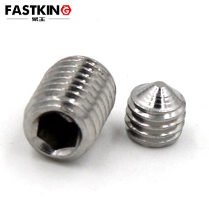 Stainless Steel 316 ISO4027 Set Grub Hex Socket Internal Six <strong>Angle</strong> Cone Point End Allen Head Metric Set M5 M8 <strong>Screw</strong> - Product Image 3