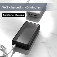 Batterie externe 10000mAh, chargeur portable USB C, charge rapide du téléphone, batterie externe à capacité réelle, batterie externe pour téléphone